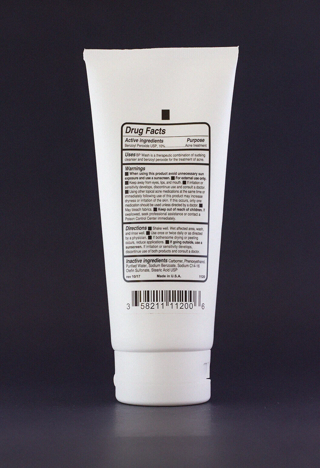 ADAM Benzoyl 10 wash